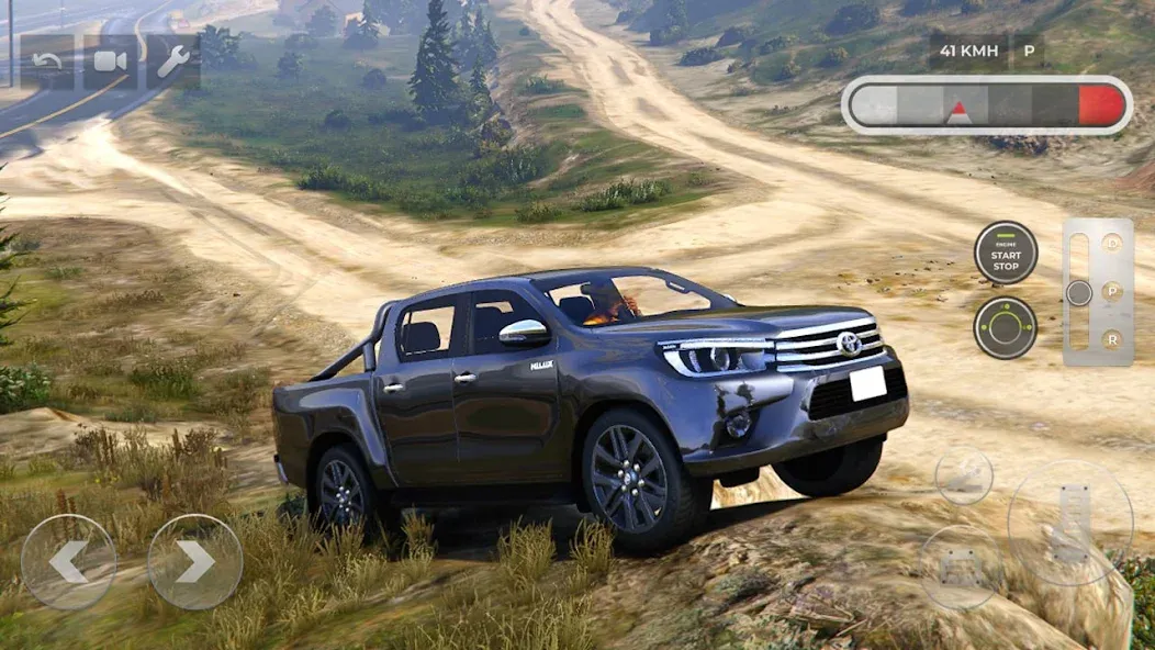 Скачать Toyota Hilux 4x4 Mountain Ride последней версии — Безлимитные деньги, все машины открыты — скриншот 5