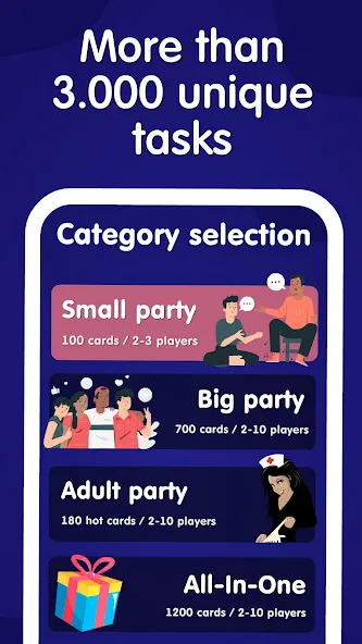 5 Second Rule: Drinking Party бесплатно на Андроид — мод: Открыты все вопросы и режимы — скриншот 4 5 Second Rule: Drinking Party бесплатно на Андроид — мод: Открыты все вопросы и режимы — скриншот 4