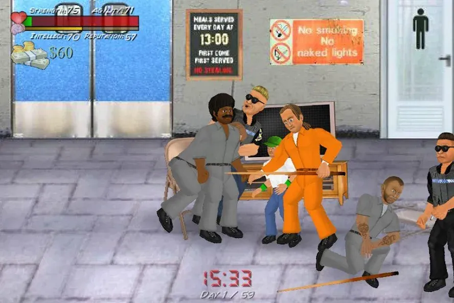 Hard Time взломанный APK — Безлимитное здоровье и быстрый прогресс — скриншот 2 Hard Time взломанный APK — Безлимитное здоровье и быстрый прогресс — скриншот 2