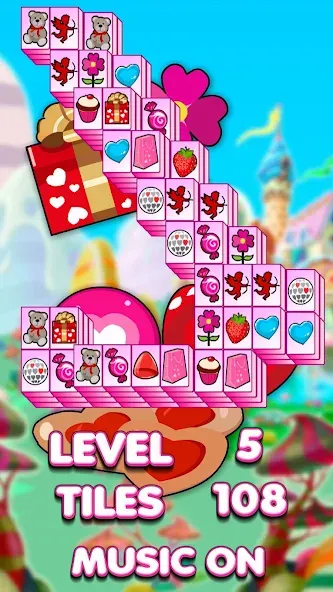 Скачать мод Lovely Mahjong — Безлимитные подсказки и отмена ходов — скриншот 1 Скачать мод Lovely Mahjong — Безлимитные подсказки и отмена ходов — скриншот 1