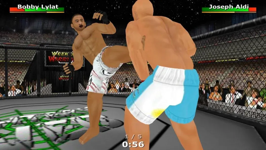 Weekend Warriors MMA — последняя версия с модом (Безлимитные деньги и энергия) — скриншот 1
