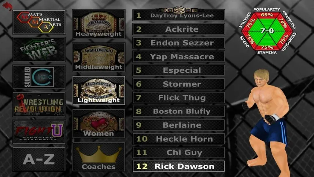 Weekend Warriors MMA — последняя версия с модом (Безлимитные деньги и энергия) — скриншот 2