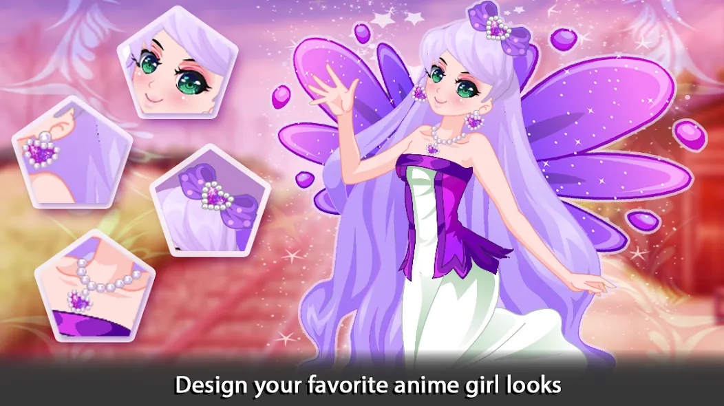 Dress Up Angel Anime Girl Game взлом APK — Безлимитные монеты и все наряды — скриншот 2