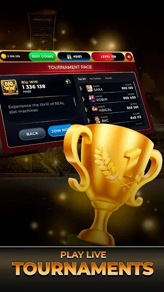 Clickfun: Casino Slots взломанный APK — Бесконечные монеты и без рекламы — скриншот 1