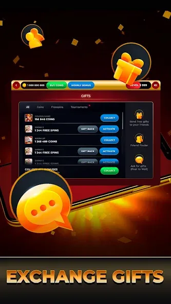 Clickfun: Casino Slots взломанный APK — Бесконечные монеты и без рекламы — скриншот 4