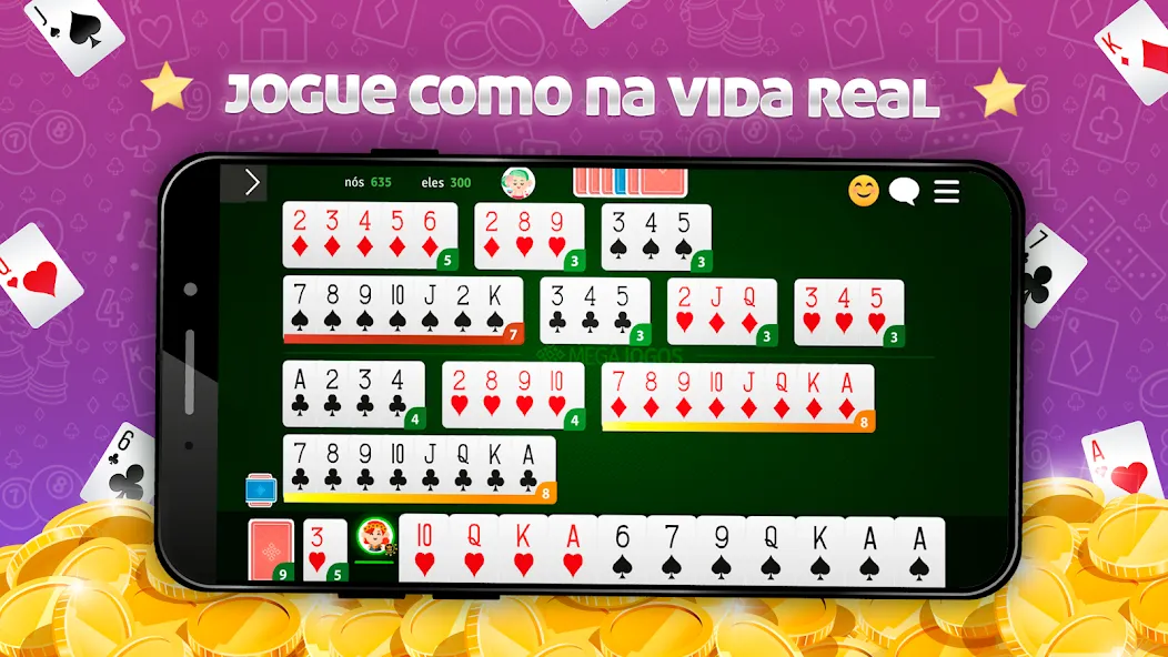 Скачать Buraco Online - Mano a Mano последней версии — Без рекламы и много монет — скриншот 2 Скачать Buraco Online - Mano a Mano последней версии — Без рекламы и много монет — скриншот 2