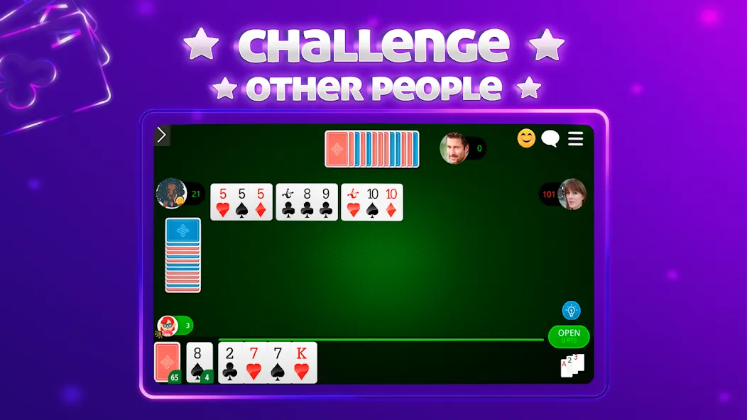 Скачать Scala 40 Online - Card Game мод — Онлайн игра без рекламы — скриншот 2