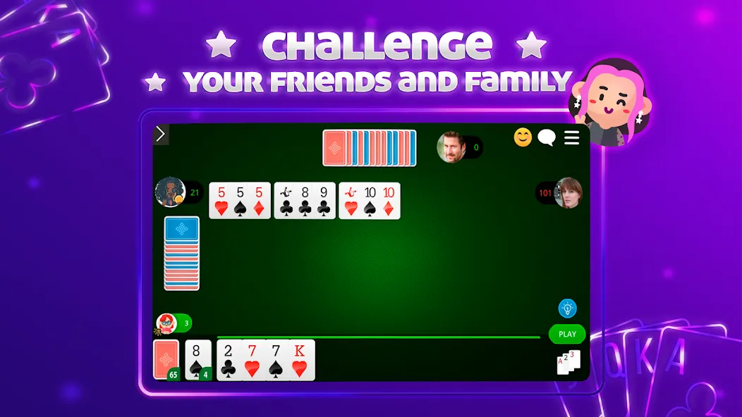 Скачать Scala 40 Online - Card Game мод — Онлайн игра без рекламы — скриншот 4