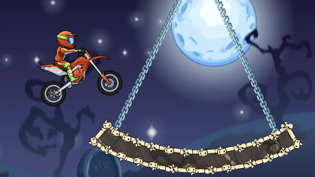 Скачать мод Moto X3M Bike Race Game — Безлимитные деньги и все уровни открыты — скриншот 2 Скачать мод Moto X3M Bike Race Game — Безлимитные деньги и все уровни открыты — скриншот 2
