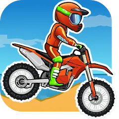 Скачать мод Moto X3M Bike Race Game — Безлимитные деньги и все уровни открыты