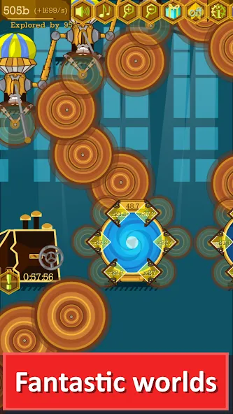 Скачать мод Steampunk Idle Gear Spinner — Безлимитные деньги и ускоренная прокачка — скриншот 5
