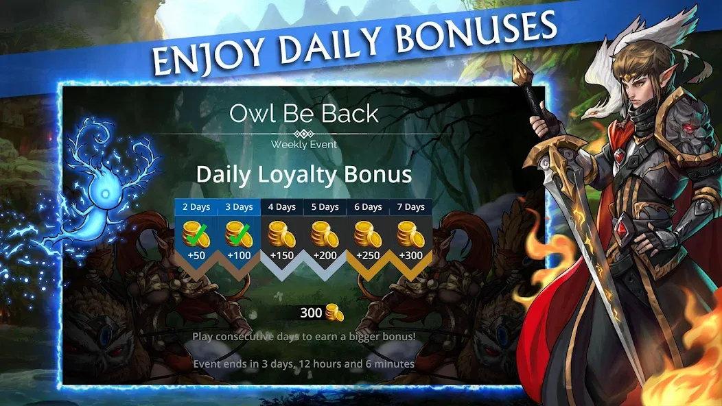 Мод Gems of War - Match 3 RPG — Безлимитные ходы и открыты все герои, скачать APK — скриншот 5 Мод Gems of War - Match 3 RPG — Безлимитные ходы и открыты все герои, скачать APK — скриншот 5