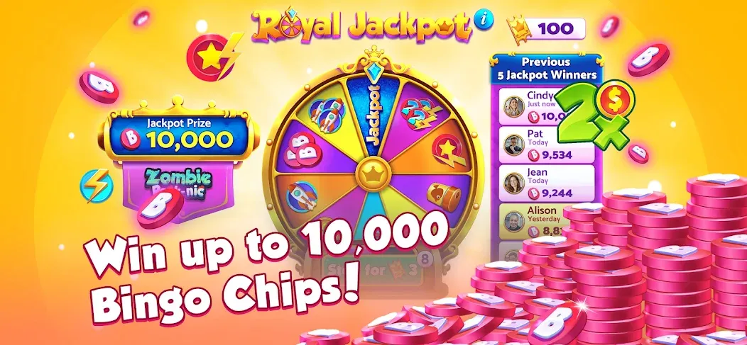 Bingo Bash: Live Bingo Games на телефон — скачать мод: Безлимитные монеты и бонусы — скриншот 4