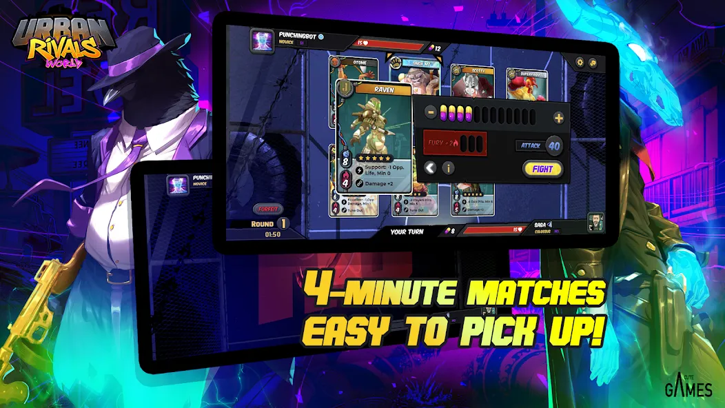 Urban Rivals — Безлимитные ресурсы и редкие карты, скачать мод APK — скриншот 5 Urban Rivals — Безлимитные ресурсы и редкие карты, скачать мод APK — скриншот 5