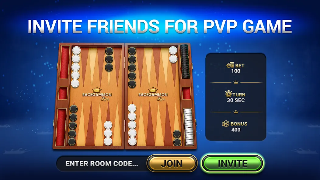 Скачать Backgammon Live - Online Games последней версии — Бесконечные монеты и без рекламы — скриншот 1
