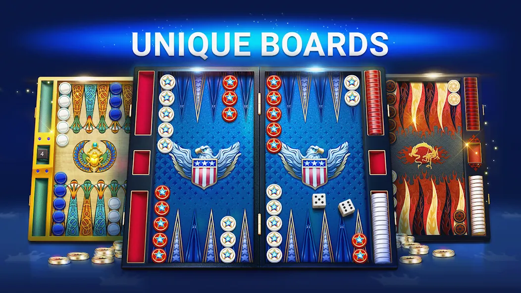 Скачать Backgammon Live - Online Games последней версии — Бесконечные монеты и без рекламы — скриншот 4