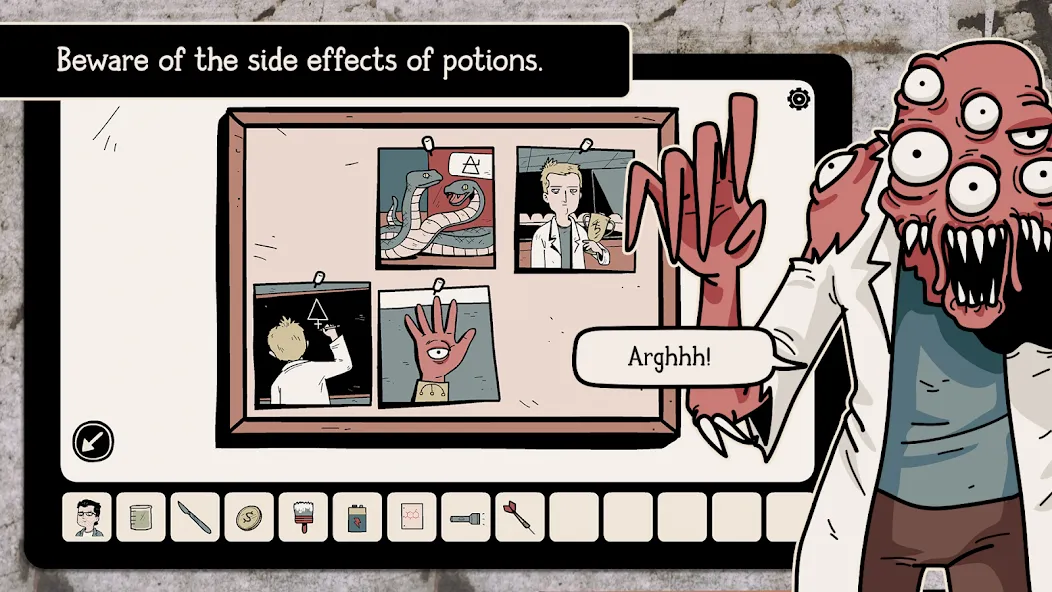 Unwanted Experiment взлом APK — Открыты все эксперименты и без ограничений — скриншот 4