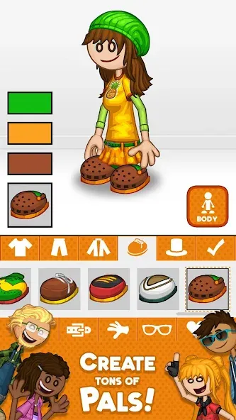 Papa Louie Pals взломанный APK — Безлимитные монеты и все наряды — скриншот 2 Papa Louie Pals взломанный APK — Безлимитные монеты и все наряды — скриншот 2