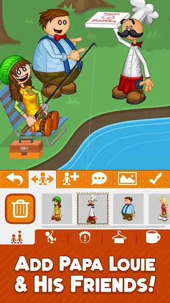 Papa Louie Pals взломанный APK — Безлимитные монеты и все наряды — скриншот 4 Papa Louie Pals взломанный APK — Безлимитные монеты и все наряды — скриншот 4