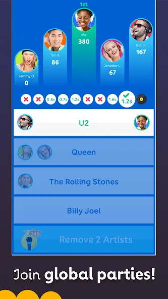 Скачать SongPop Classic: Music Trivia — Безлимитные жизни и открыты все песни — скриншот 4 Скачать SongPop Classic: Music Trivia — Безлимитные жизни и открыты все песни — скриншот 4
