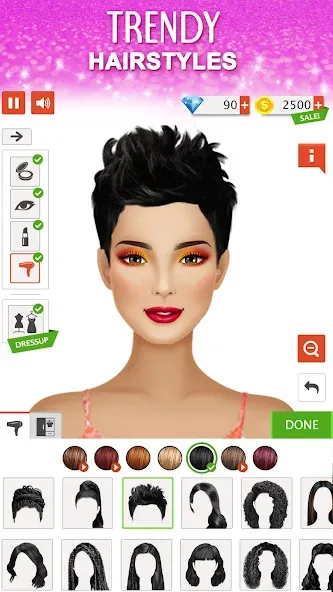 Скачать мод Fashion Stylist: Dress Up Game — Безлимитные деньги и все наряды — скриншот 3