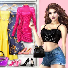 Скачать мод Fashion Stylist: Dress Up Game — Безлимитные деньги и все наряды