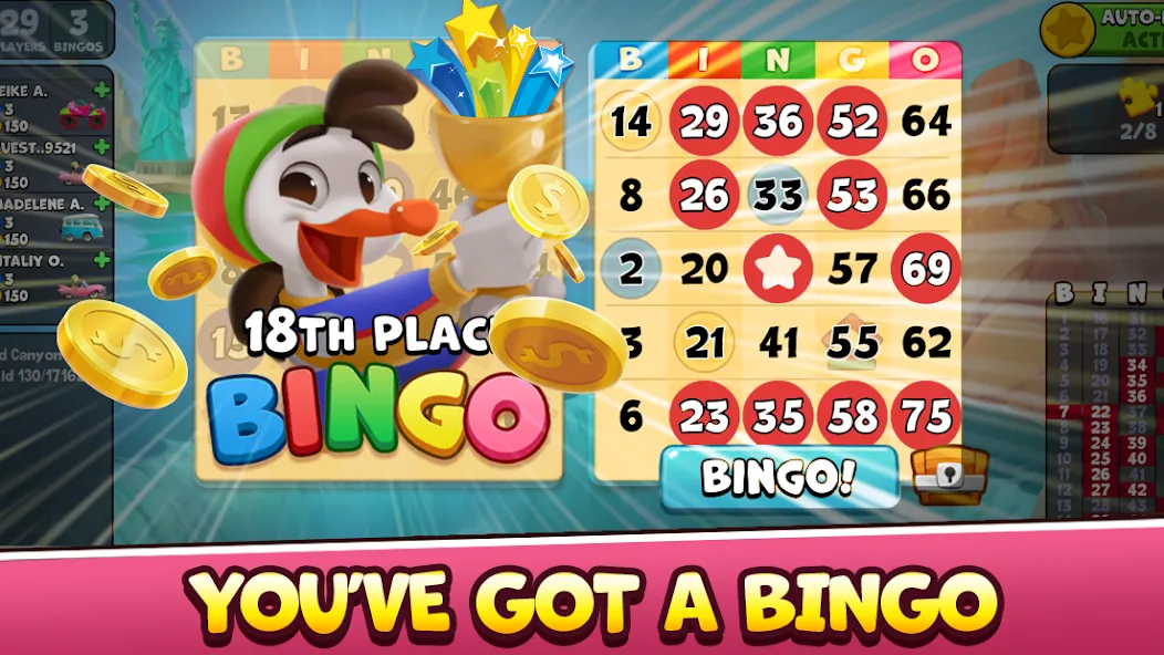 Bingo Drive: Fun Bingo Games взлом APK — Безлимитные билеты и бонусы — скриншот 1