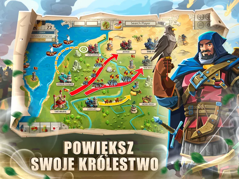 Empire: Four Kingdoms (PL] взлом APK — Безлимитные ресурсы и ускоренное строительство — скриншот 5