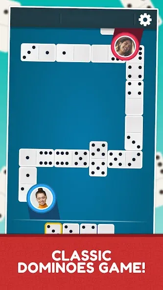 Dominos Online Jogatina: Game — скачать мод: Без рекламы и бесконечные монеты — скриншот 1