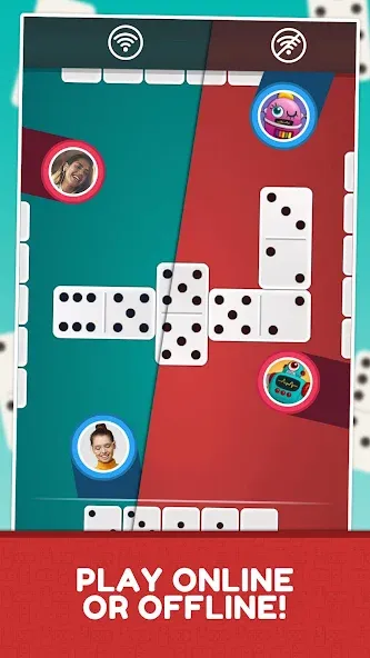 Dominos Online Jogatina: Game — скачать мод: Без рекламы и бесконечные монеты — скриншот 5