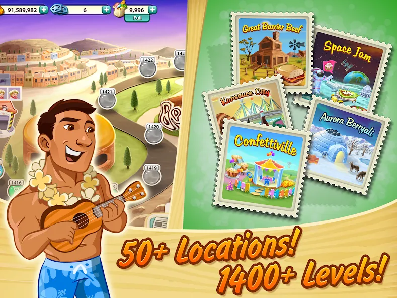 Скачать Kitchen Scramble: Cooking Game Mod APK — Безлимитные монеты и все рецепты — скриншот 2