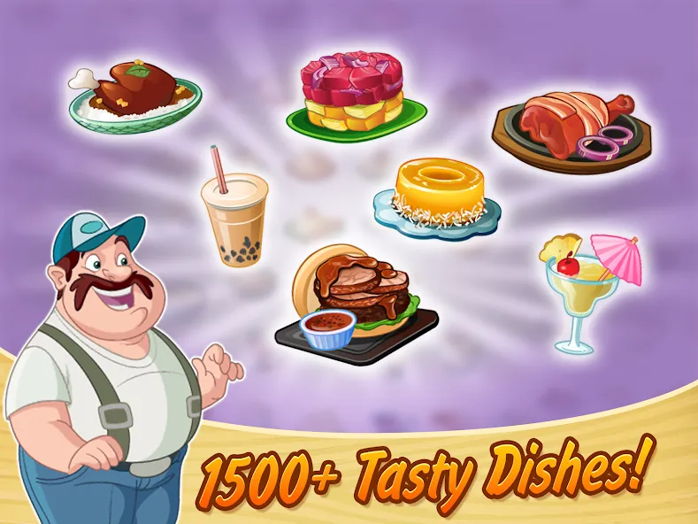 Скачать Kitchen Scramble: Cooking Game Mod APK — Безлимитные монеты и все рецепты — скриншот 4