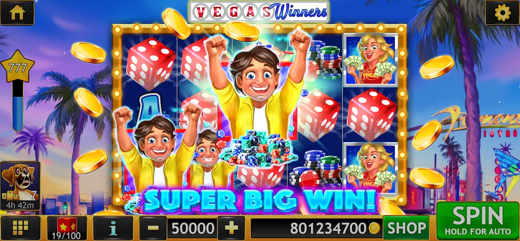 Slots of Luck: Vegas Casino MOD APK: Безлимитные монеты и бонусы — скриншот 2