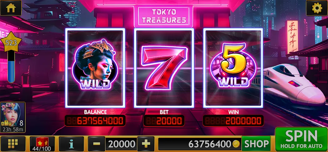 Slots of Luck: Vegas Casino MOD APK: Безлимитные монеты и бонусы — скриншот 3