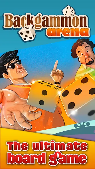 Backgammon Arena — скачать мод: Без рекламы и открыты все функции — скриншот 1