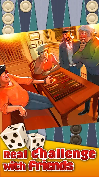 Backgammon Arena — скачать мод: Без рекламы и открыты все функции — скриншот 2