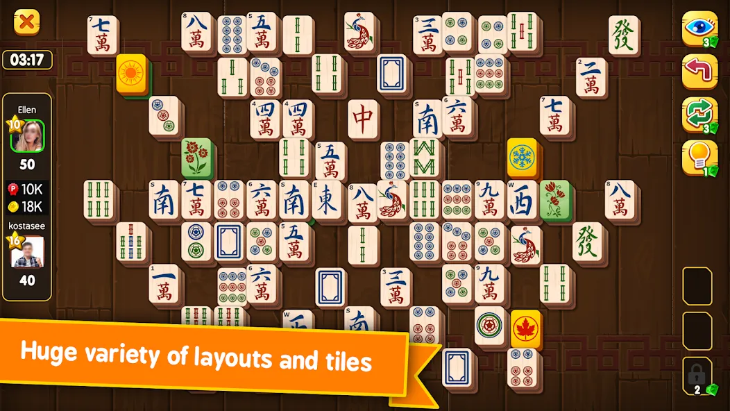 Mahjong Duels MOD APK скачать на Андроид — Безлимитные монеты и все уровни — скриншот 1 Mahjong Duels MOD APK скачать на Андроид — Безлимитные монеты и все уровни — скриншот 1