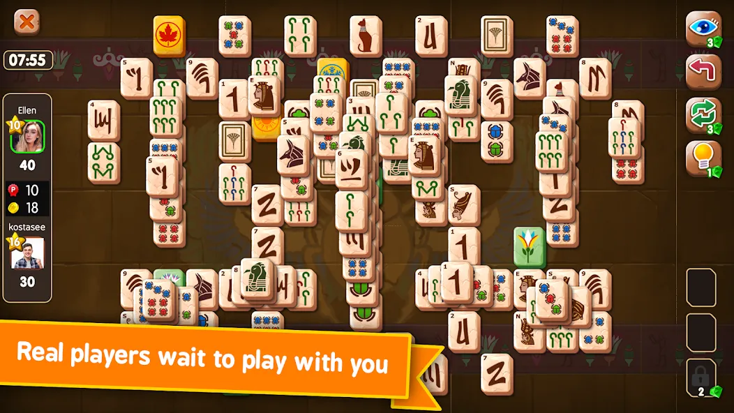 Mahjong Duels MOD APK скачать на Андроид — Безлимитные монеты и все уровни — скриншот 3 Mahjong Duels MOD APK скачать на Андроид — Безлимитные монеты и все уровни — скриншот 3