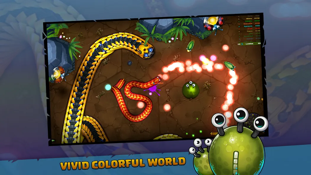 Little Big Snake — Безлимитные монеты и ускорение, скачать мод APK — скриншот 1