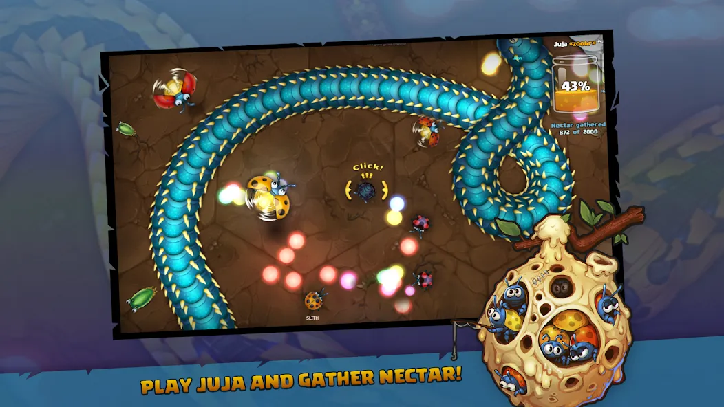 Little Big Snake — Безлимитные монеты и ускорение, скачать мод APK — скриншот 4