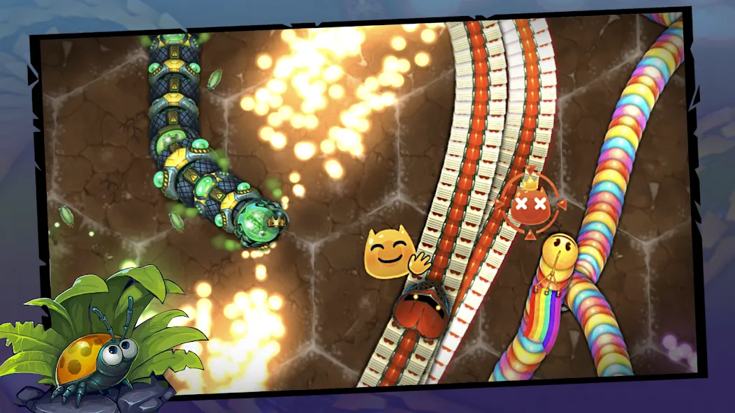 Little Big Snake — Безлимитные монеты и ускорение, скачать мод APK — скриншот 5