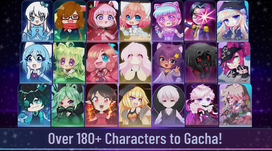 Gacha Club мод на Андроид: Открыты все персонажи и предметы — скриншот 5
