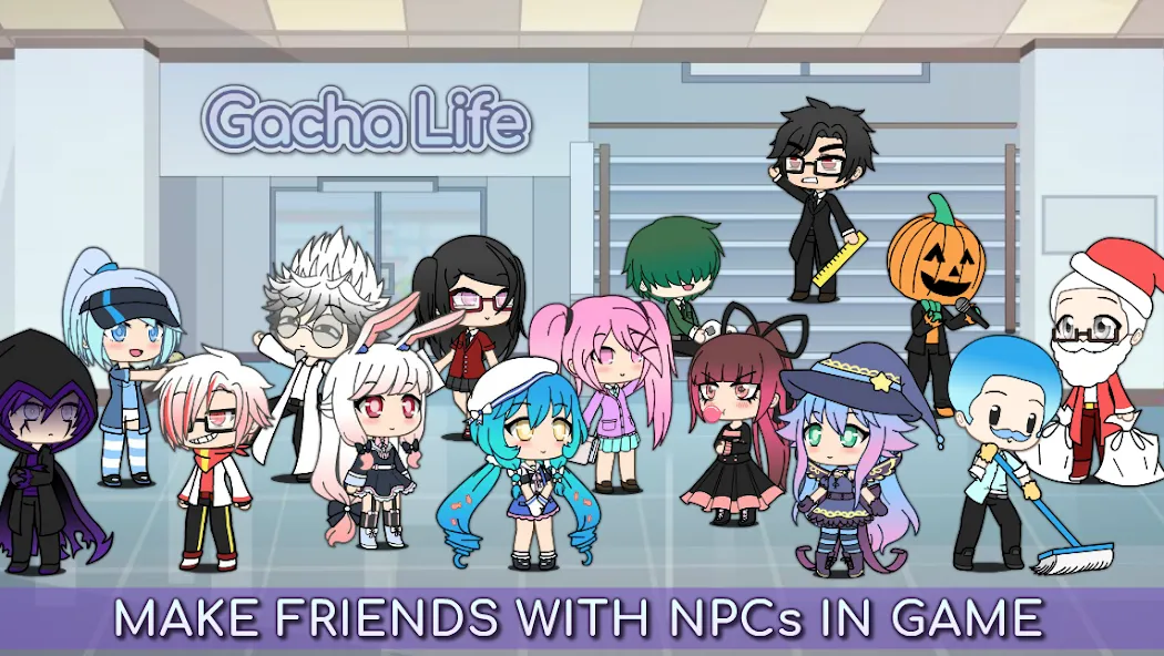 Скачать мод Gacha Life — Безлимитные деньги и все персонажи — скриншот 5
