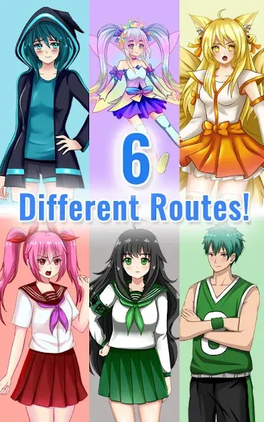 Скачать Gacha Memories - Anime Visual — Открыты все сцены и выборы — скриншот 2 Скачать Gacha Memories - Anime Visual — Открыты все сцены и выборы — скриншот 2