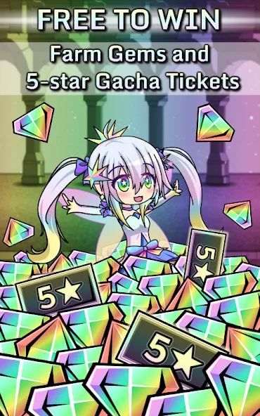 Gacha World взлом APK — Неограниченные ресурсы и разблокированы персонажи — скриншот 2 Gacha World взлом APK — Неограниченные ресурсы и разблокированы персонажи — скриншот 2