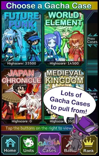 Anime Gacha! (Simulator & RPG] бесплатно на Андроид — мод: Безлимитные ресурсы и все персонажи — скриншот 2