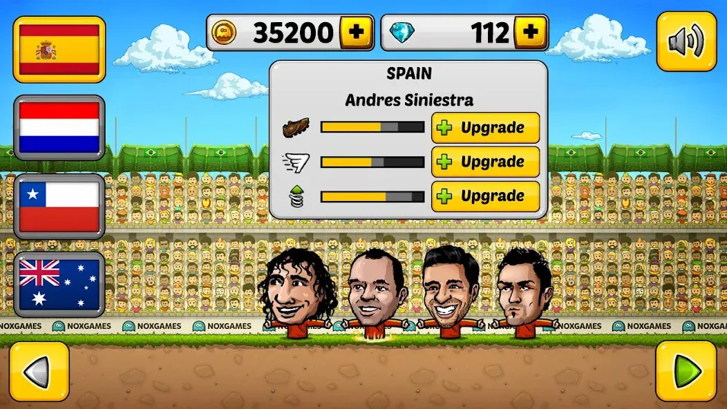 Puppet Soccer - Football бесплатно на Андроид — мод: Безлимитные монеты и открытые команды — скриншот 5