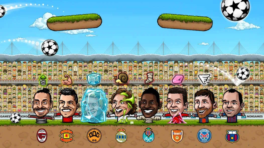 Скачать Puppet Soccer: Champs League бесплатно — Безлимитные деньги и алмазы — скриншот 3