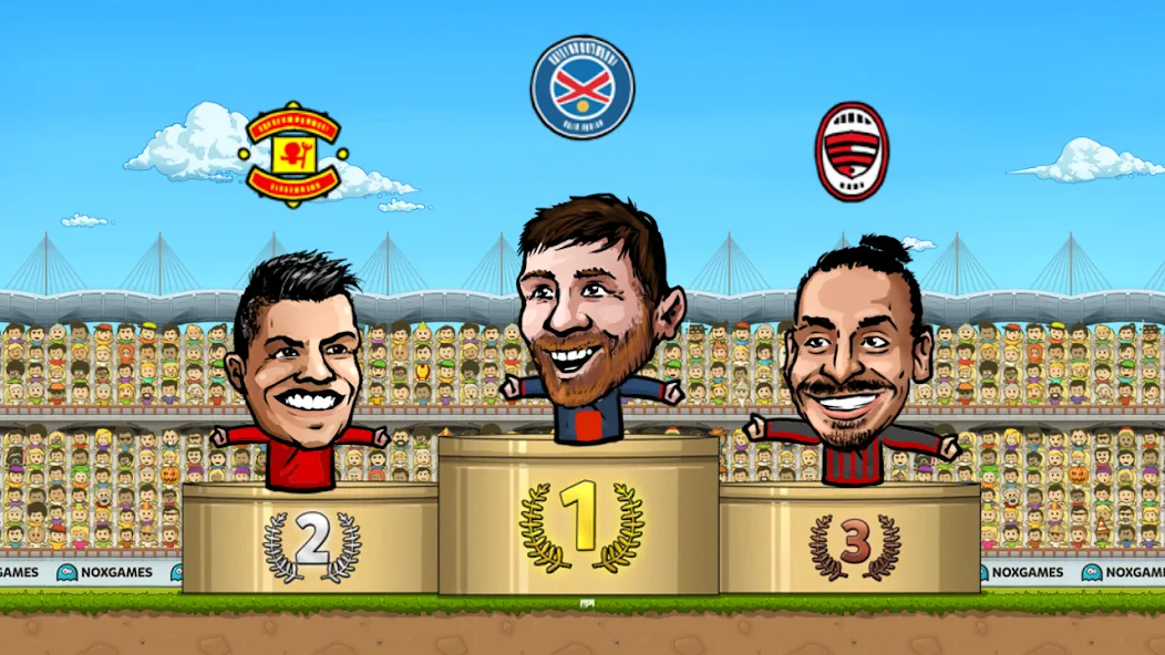Скачать Puppet Soccer: Champs League бесплатно — Безлимитные деньги и алмазы — скриншот 4