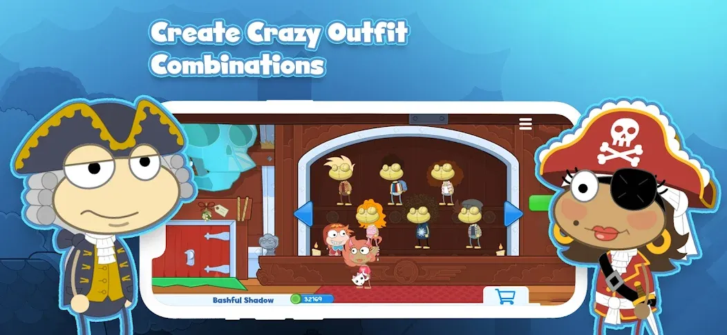 Скачать мод Poptropica: Fun Kids Adventure — Без рекламы и много монет — скриншот 4